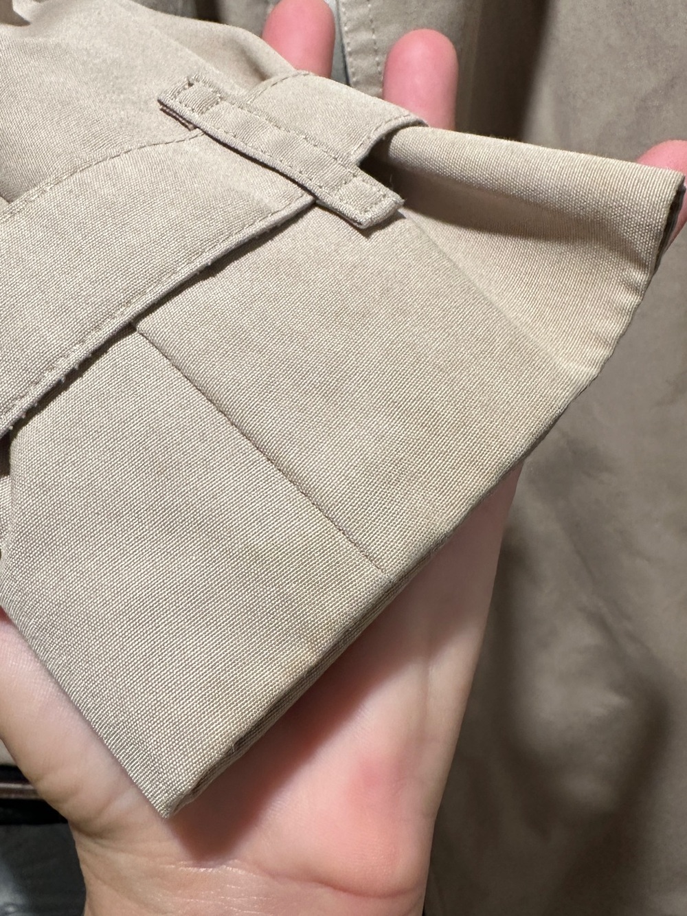 Burberry Kensington Classic Beige Cotton Blend Trench Coat Size 2 - Picture 11 of 16